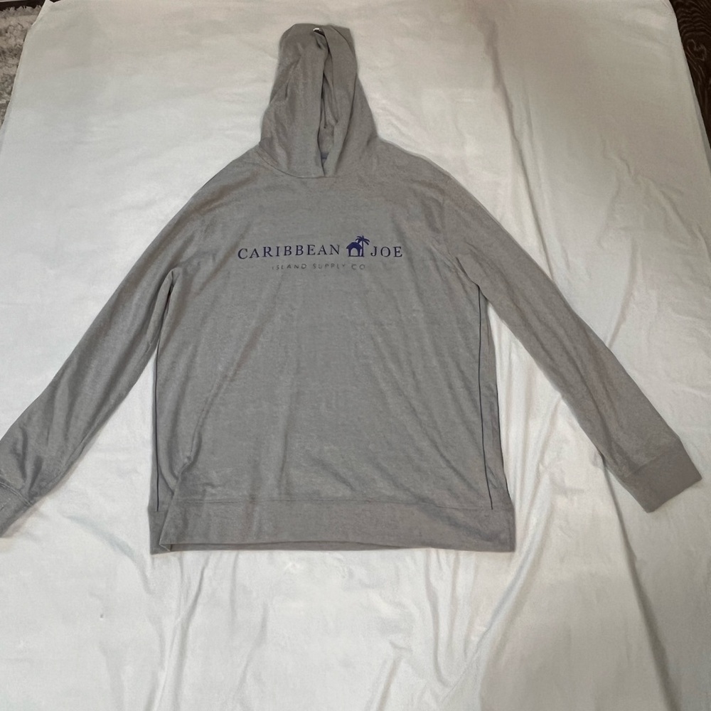 Caribbean Joe Light Gray Men's Hoodie